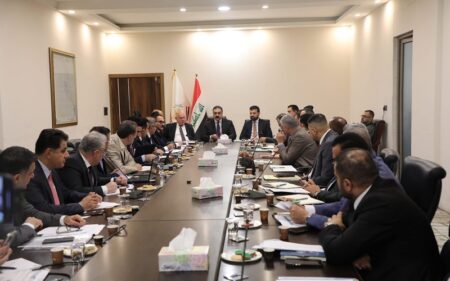 اجتماع برئاسة رئيس هيئة المنافذ الحدودية العراقية عمر الوائلي