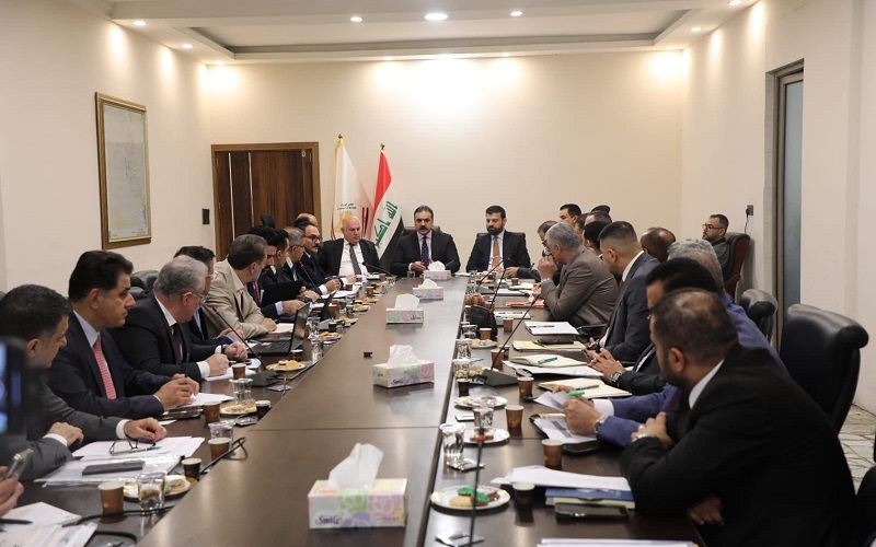 اجتماع برئاسة رئيس هيئة المنافذ الحدودية العراقية عمر الوائلي