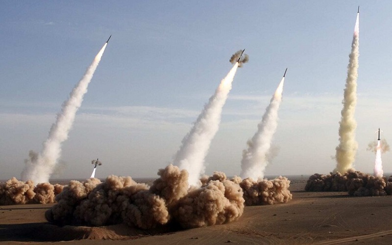 صورة أرشيفية لإطلاق صواريخ إيرانية