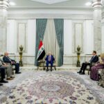 الرئيس العراقي نزار آميدي يستقبل وفداً من رؤساء الكتل الكوردستانية