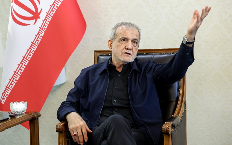 الرئيس الإيراني مسعود بزشكيان