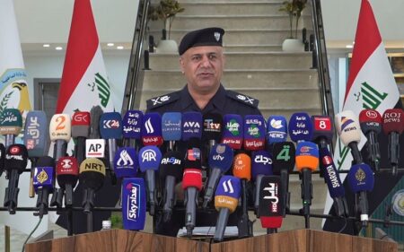 وقال رئيس دائرة العلاقات والإعلام في وزارة الداخلية العراقية اللواء مقداد ميري