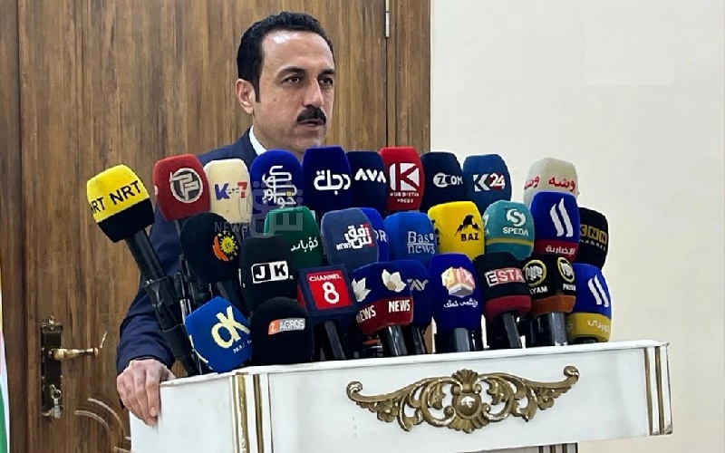 مؤتمر صحفي لمحافظ أربيل، عاصمة إقليم كوردستان أوميد خوشناو