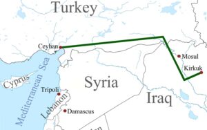 خط أنابيب "كركوك - جيهان" بين العراق وتركيا