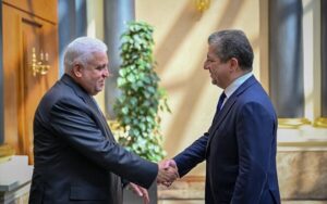 رئيس حكومة إقليم كوردستان مسرور بارزاني يستقبل رئيس هيئة الحشد الشعبي فالح الفياض