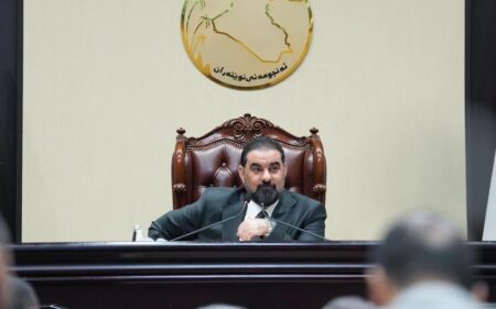 رئيس مجلس النواب العراقي هيبت الحلبوسي