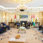 رئيس حكومة إقليم كوردستان مسرور بارزاني يستقبل رئيس الوزراء العراقي المكلف علي الزيدي