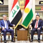 مستشار الأمن القومي العراقي قاسم الأعرجي يستقبل رئيس وزراء إقليم كوردستان مسرور بارزاني