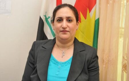 عضو مجلس النواب العراقي عن الحزب الديمقراطي الكوردستاني أشواق جاف
