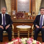 رئيس إقليم كوردستان نيجيرفان بارزاني يستقبل رئيس الوزراء العراقي الأسبق مصطفى الكاظمي