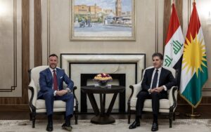 رئيس إقليم كوردستان نيجيرفان بارزاني يستقبل السفير الإيطالي لدى العراق نيكولو فونتانا