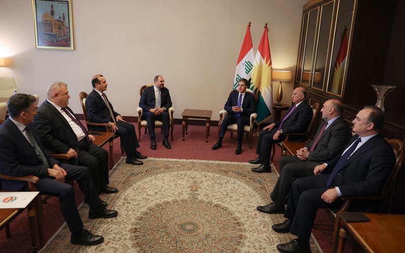 رئيس إقليم كوردستان نيجيرفان بارزاني يجتمع مع نواب المكون المسيحي في مجلس النواب العراقي