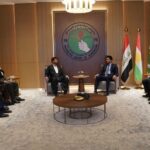 وفد رفيع من الاتحاد الوطني الكوردستاني برئاسة عضو المكتب السياسي درباز كوسرت رسول، يستقبل وفداً من جماعة العدل الكوردستانية برئاسة عضو المجلس السياسي محمد حكيم