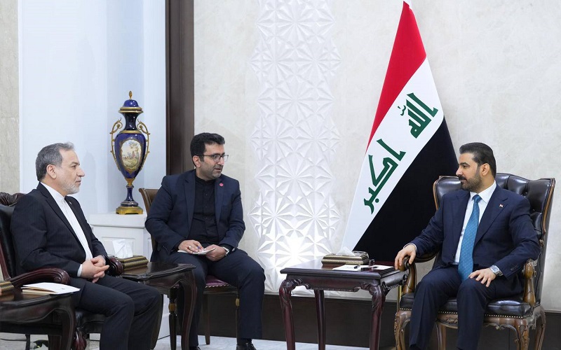 رئيس الوزراء العراقي علي فالح الزيدي يستقبل وزير الخارجية الإيراني عباس عراقجي