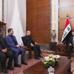 رئيس الوزراء العراقي علي فالح الزيدي يستقبل السفير الإيراني في بغداد محمد كاظم آل صادق