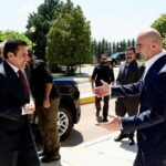 رئيس الاتحاد الوطني الكوردستاني بافل طالباني يستقبل مستشار الأمن القومي العراقي قاسم الأعرجي