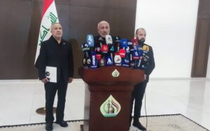 مؤتمر صحفي لمحافظ كربلاء المقدسة نصيف جاسم الخطابي