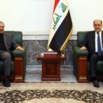 رئيس ائتلاف دولة القانون نوري المالكي يستقبل السفير الإيراني لدى العراق محمد كاظم آل صادق
