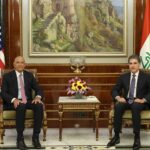 رئيس إقليم كوردستان نيجيرفان بارزاني يستقبل المبعوث الرئاسي الأمريكي إلى العراق وسوريا وسفير الولايات المتحدة لدى تركيا توم باراك