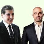 رئيس الاتحاد الوطني الكوردستاني بافل طالباني ورئيس إقليم كوردستان نيجيرفان بارزاني