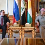 رئيس الحزب الديمقراطي الكوردستاني مسعود بارزاني يستقبل السفير الروسي لدى العراق إلبروس كوتراشيف