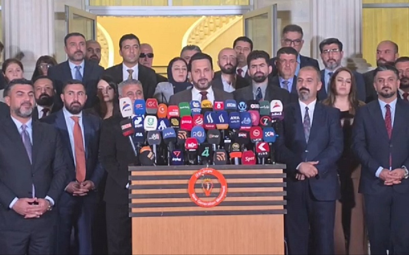 مؤتمر صحفي لرئيس حراك الجيل الجديد شاسوار عبد الواحد