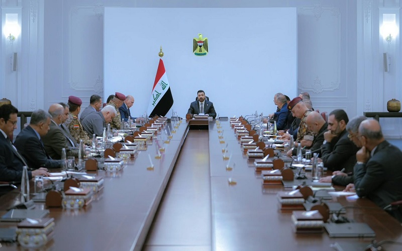 اجتماع طارئ لمجلس الأمن الوطني العراقي برئاسة القائد العام للقوات المسلحة رئيس مجلس الوزراء علي فالح الزيدي