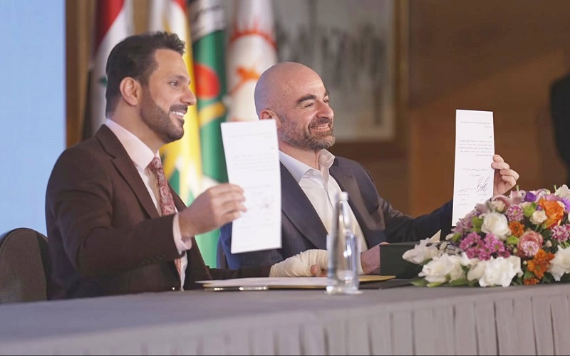 رئيس الاتحاد الوطني الكوردستاني بافل طالباني، ورئيس حراك الجيل الجديد شاسوار عبد الواحد