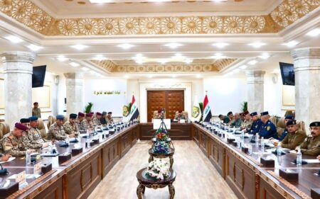 مؤتمر موسع برئاسة نائب قائد العمليات المشتركة العراقية ورئيس اللجنة العليا للزيارات المليونية الفريق أول الركن قيس المحمداوي