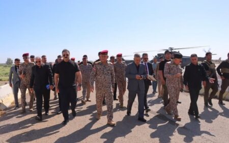 وفد عراقي رفيع المستوى يزور منفذ المنذرية الحدودي مع إيران