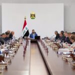 رئيس الوزراء العراقي علي فالح الزيدي يترأس جلسة مجلس الوزراء