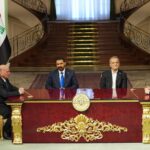 الرئيس الإيراني مسعود بزشكيان ورئيس الوزراء العراقي علي فالح الزيدي يرعيان مراسم توقيع عدد من الاتفاقيات ومذكرات التفاهم بين البلدين