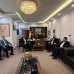وزير النقل والاتصالات في حكومة أقليم كوردستان آنو جوهر يستقبل المدير العام للشركة العامة لإدارة النقل الخاص في العراق أحمد الموسوي