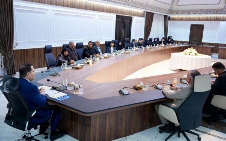اجتماع ائتلاف الإعمار والتنمية برئاسة رئيسه محمد شياع السوداني