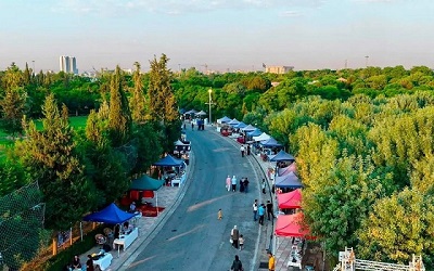 مهرجان أربيل الصيفي في حديقة سامي عبد الرحمن بعاصمة إقليم كوردستان