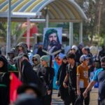 صورة لعدد من الزوار في العراق