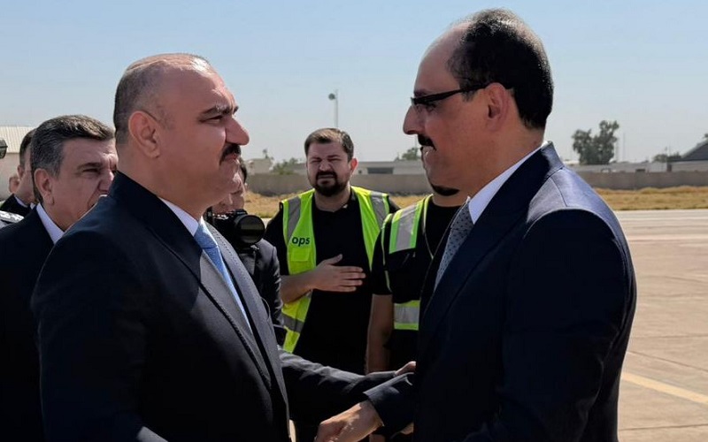 محافظ كركوك محمد سمعان آغا يستقبل رئيس جهاز المخابرات التركي إبراهيم قالن
