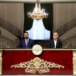 الرئيس الإيراني مسعود بزشكيان ورئيس الوزراء العراقي علي فالح الزيدي يرعيان مراسم توقيع عدد من الاتفاقيات ومذكرات التفاهم بين البلدين
