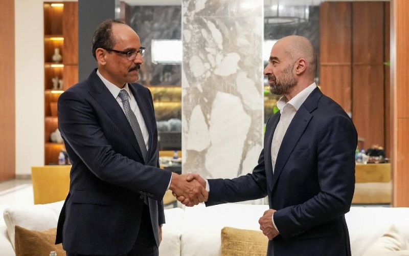 رئيس الاتحاد الوطني الكوردستاني بافل طالباني يستقبل رئيس جهاز الاستخبارات التركي إبراهيم قالن