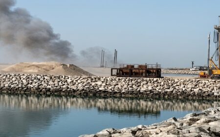 سقوط طائرة مسيّرة في ميناء الفاو جنوبي العراق