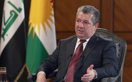 رئيس وزراء إقليم كوردستان مسرور بارزاني