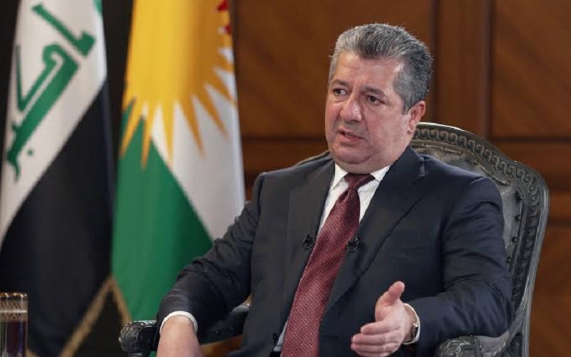 رئيس وزراء إقليم كوردستان مسرور بارزاني