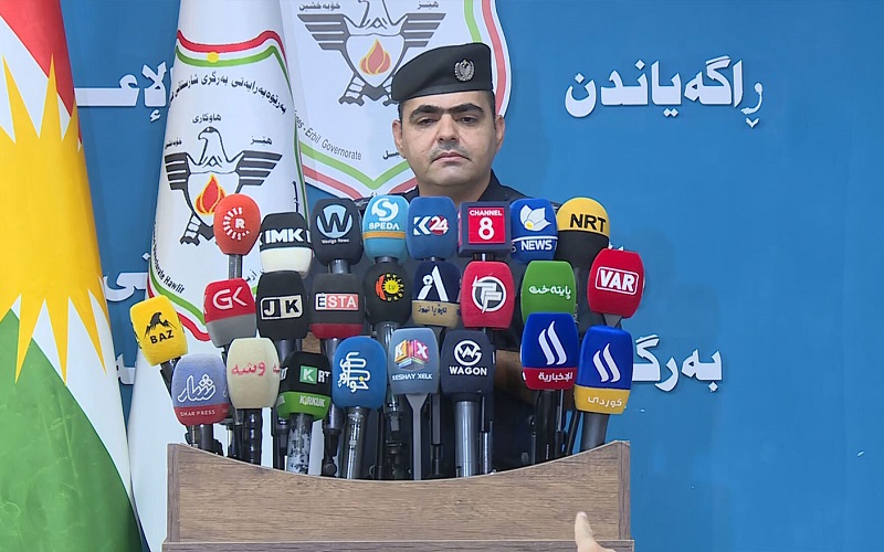 المتحدث باسم مديرية الدفاع المدني في محافظة أربيل شاخوان سعيد