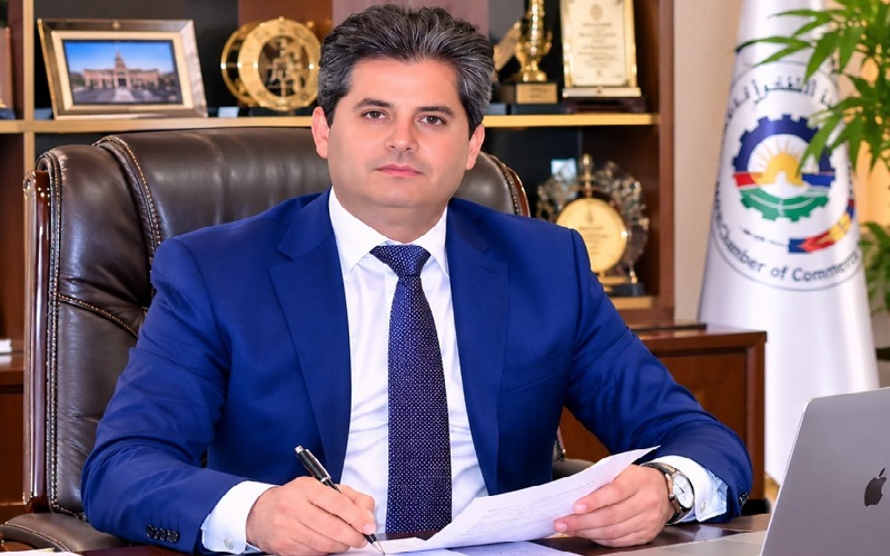 عضو غرفة تجارة وصناعة أربيل إبراهيم آغا كردي