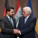 الرئيس الألماني فرانك فالتر شتاينماير يستقبل في العاصمة برلين رئيس الوزراء العراقي علي فالح الزيدي