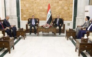 رئيس ائتلاف دولة القانون نوري المالكي يستقبل القائم بأعمال السفارة الأمريكية لدى العراق ستيفن فاغن