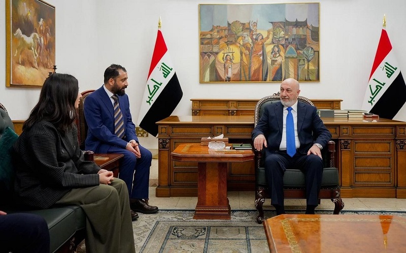 الرئيس العراقي نزار آميدي يستقبل مديرة مبادرة العراق ومشروع سوريا ضمن برامج الشرق الأوسط التابعة للمجلس الأطلسي الأمريكي فيكتوريا تايلور