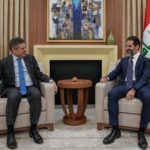 نائب رئيس وزراء إقليم كوردستان قوباد طالباني يستقبل القائم بأعمال السفارة الأمريكية لدى العراق ستيفن فاغن