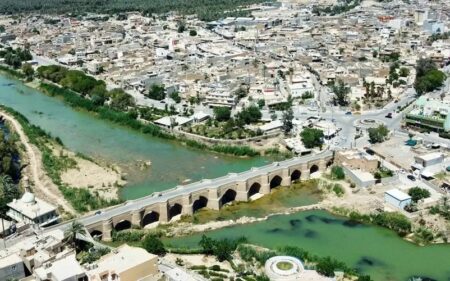 صورة أرشيفية لمدينة خانقين بمحافظة ديالى شرقي العراق