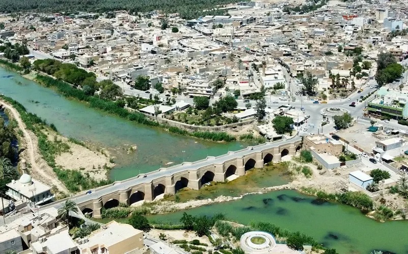 صورة أرشيفية لمدينة خانقين بمحافظة ديالى شرقي العراق